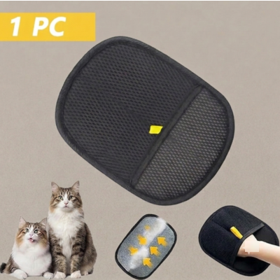 Double Sided Pet Grooming Gloves Reusable Hair Remover