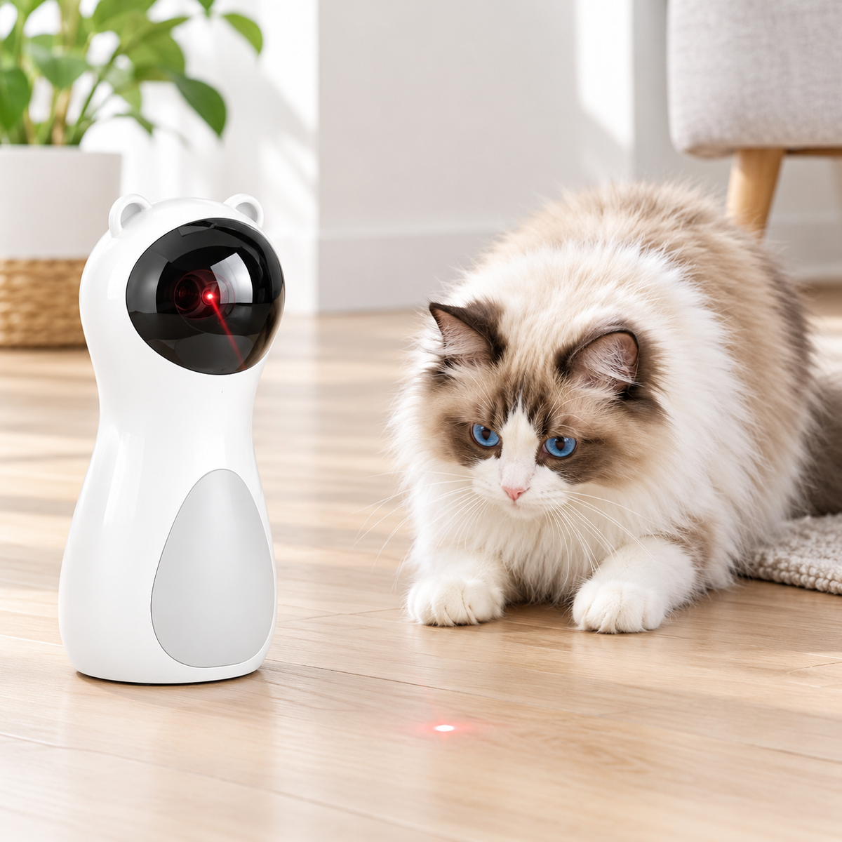 Interactive Laser Toy with Adjustable Angles for Cats