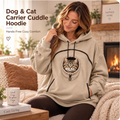 Puppy Carrier Hoodie with Cat & Dog Pouch