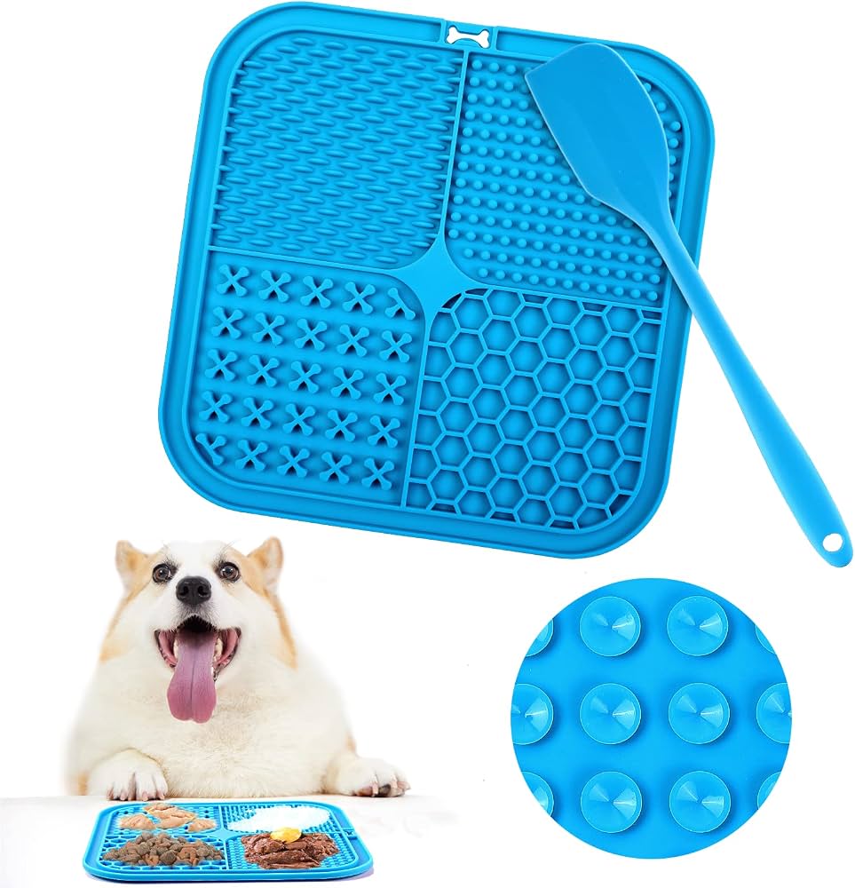 Pet Lick Mat for Dogs & Cats – Slow Feeder & Calming Enrichment Mat