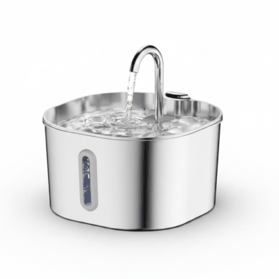 Automatic 2.2L Cat Water Fountain Stainless_Steel_Pet_Dispenser_11