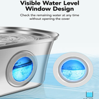 Automatic 3.2L Cat Water Fountain – Stainless Steel Pet Dispenser