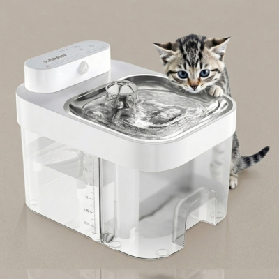 Automatic Cat Water Fountain 3L Wireless Pet Water Dispenser