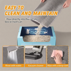 Cat Litter Mat with Honeycomb Design Waterproof & Non-Slip