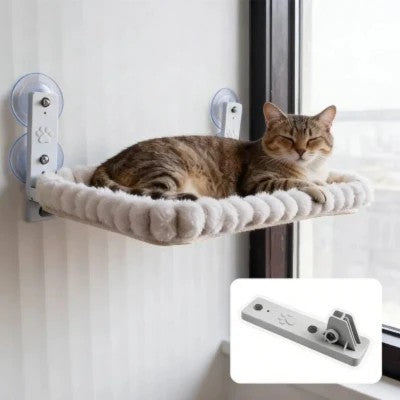 Cat Window Hammock – Strong Suction Cup Perch