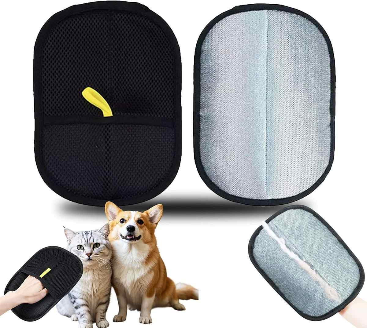 Pet Grooming Gloves  Reusable Hair Remover