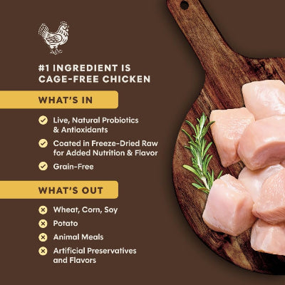 Instinct Ultimate Protein Grain Free Cage Free Chicken Recipe Natural Dry Cat Food, 10 Lb. Bag