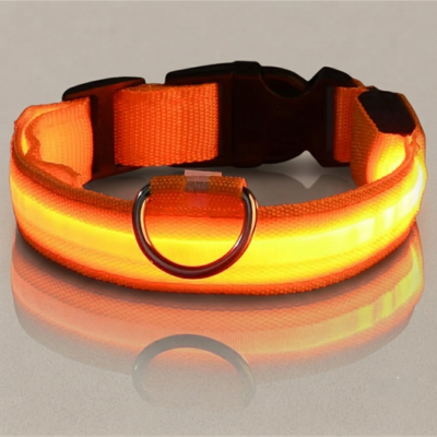 LED Light-Up cat Collar  USB Rechargeable Reflective Collar