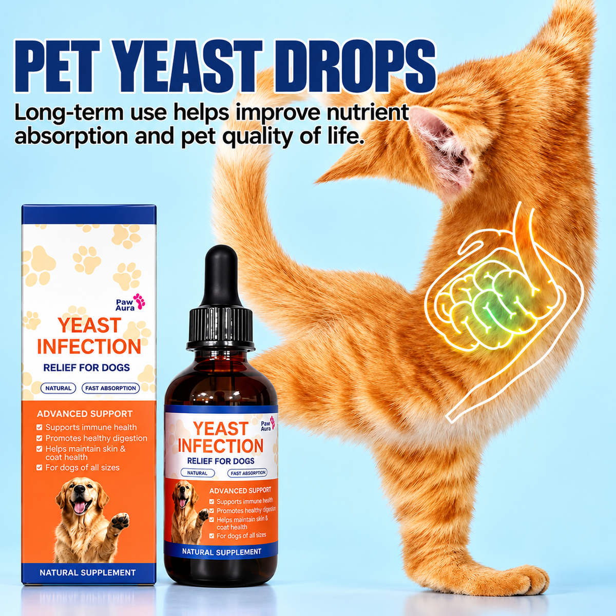 Natural Yeast Infection Treatment for Dogs | Itchy Skin & Ear Relief