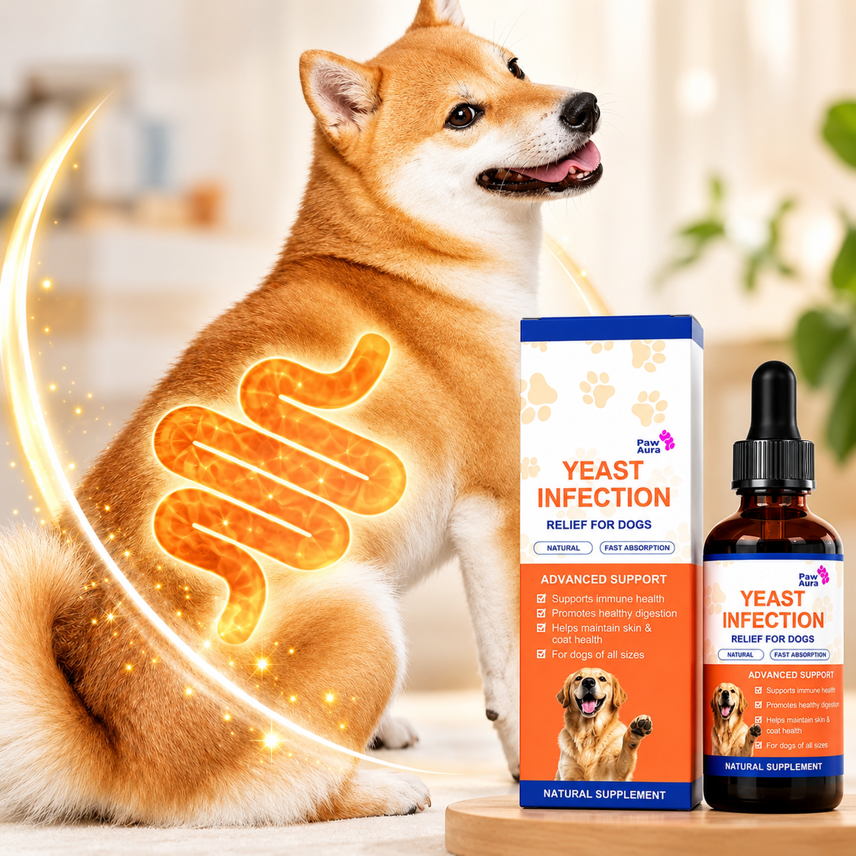 Natural Yeast Infection Treatment for Dogs | Itchy Skin & Ear Relief