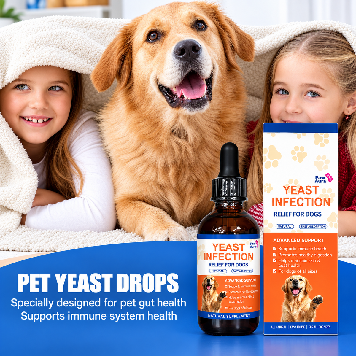 Natural Yeast Infection Treatment for Dogs | Itchy Skin & Ear Relief