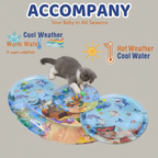 Cat Sensory Water Play Mat  Cooling & Interactive Pet Mat