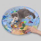 Cat Sensory Water Play Mat  Cooling & Interactive Pet Mat