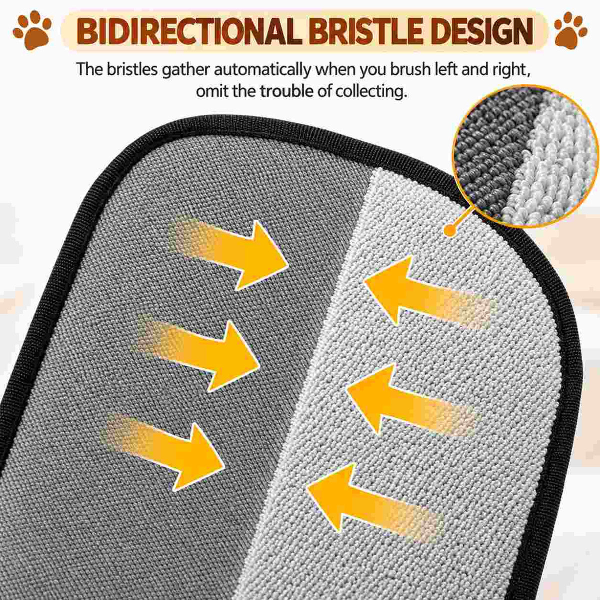 Pet Grooming Gloves  Reusable Hair Remover