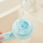 2-in-1 Pet Bath & Grooming Brush with  Soap Dispenser