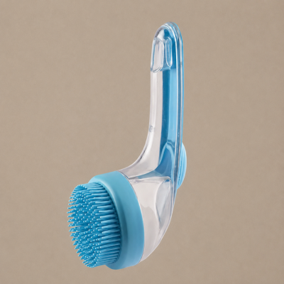 2-in-1 Pet Bath & Grooming Brush with  Soap Dispenser