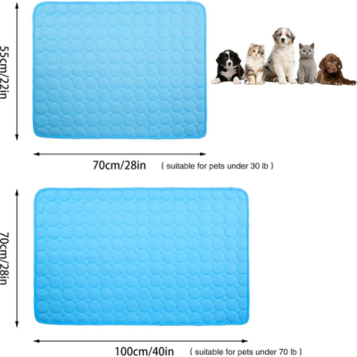 Portable cat Cooling Mat Cooling Bed for pets