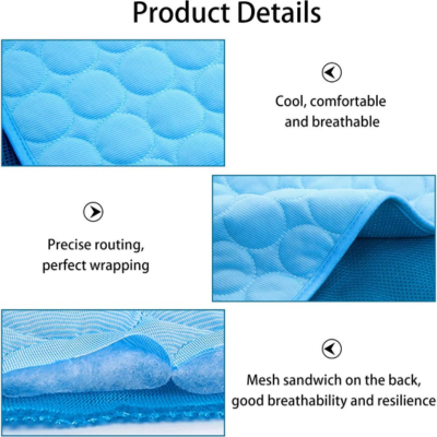 Portable cat Cooling Mat Cooling Bed for pets