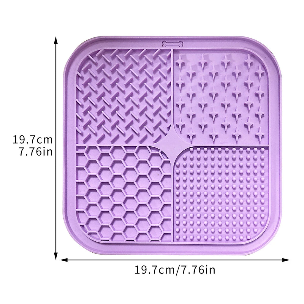 Pet Lick Mat for Dogs & Cats – Slow Feeder & Calming Enrichment Mat