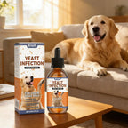 Natural Yeast Infection Treatment for Dogs | Itchy Skin & Ear Relief