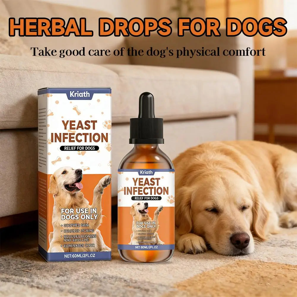 Natural Yeast Infection Treatment for Dogs | Itchy Skin & Ear Relief