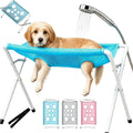 Foldable Pet Grooming Bath Hammock Stand | Easy Cat & Dog Bathing Mesh Station