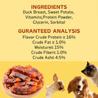 200g/400g Duck & Sweet Potato Dog Treats | Healthy & Easily Digestible Dog Snacks