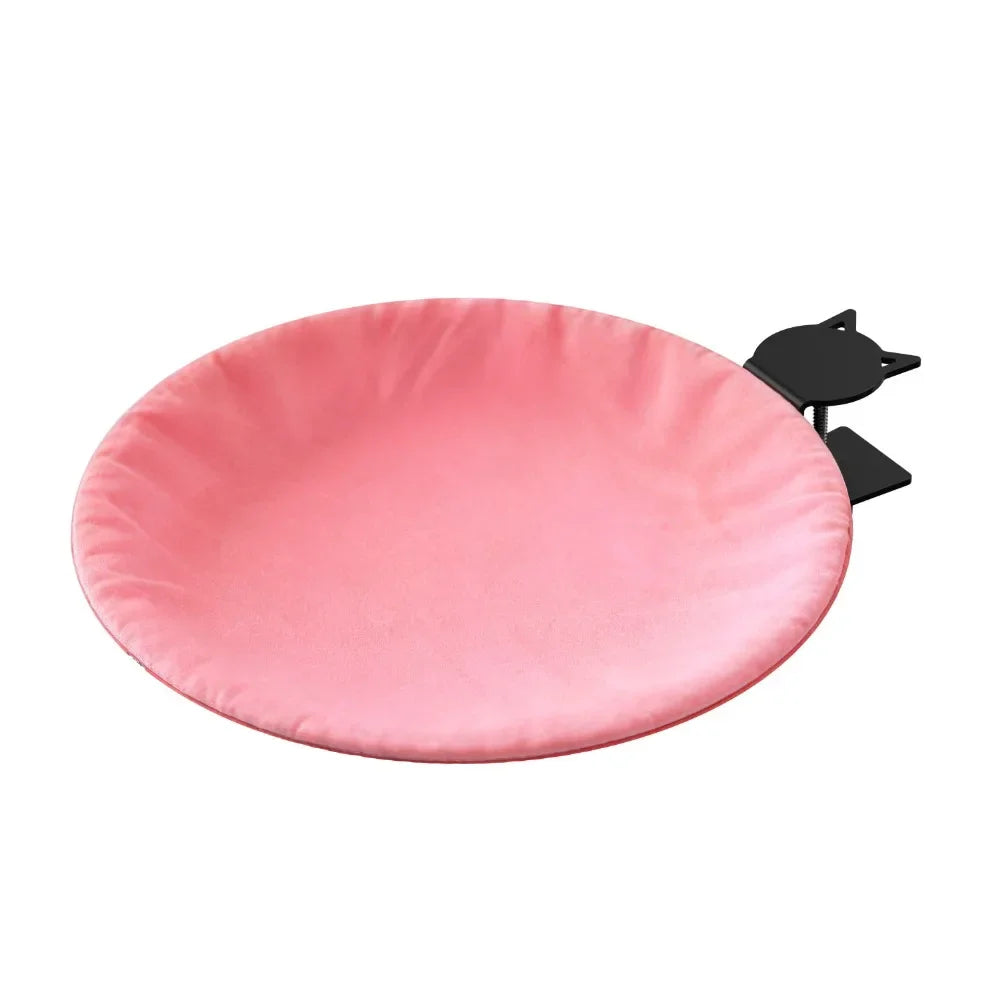 Clamp Cat Hammock Bed | Desk Mounted Soft Plush Perch for Indoor Cats