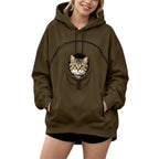 Puppy Carrier Hoodie with Cat & Dog Pouch