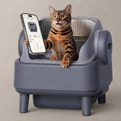 Self Cleaning Cat Litter Box with APP Control