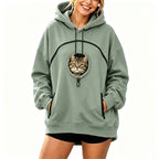 Puppy Carrier Hoodie with Cat & Dog Pouch